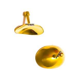 Protector Corneal Oftalmológico Personalizado con Mango, Tamaño S/M/L, Par Izquierdo y Derecho, Color Dorado, para Tratamientos Oculares con Láser, 2 Piezas, Wenquar - Product Image 1