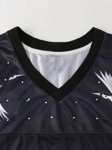 Maillot de football américain de haute qualité de qualité supérieure uniforme de football américain en Polyester respirant maillot de football américain - Product Image 4