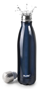 A doppia parete, senza BPA, acciaio inossidabile 18/10, 500 ml, blu (Ibili 758450 B) - Product Image 2