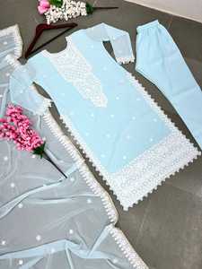 ชุดเดรสปักลายสำหรับเทศกาลอีสต์ชุดเดรสแบบดั้งเดิมงานปักลายพื้นพื้นด้านล่างดูโฉมใหม่ - Product Image 3