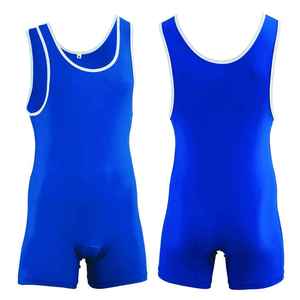 Singlet de Lucha Unisex Transpirable, Material Spandex, con Logotipo y Talla Personalizados - Product Image 3