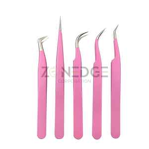 Best Quality Stainless Steel <b>Eyelash</b> Tweezers Pointed <b>Eyelash</b> Extension Tweezers Customized <b>Eyelash</b> Curler Tool - Product Image 3