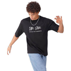 เสื้อยืดผ้าฝ้าย100% สำหรับผู้ชายเสื้อยืดพิมพ์ลายพัฟสไตล์ฮิปฮอปแฟชั่น - Product Image 2