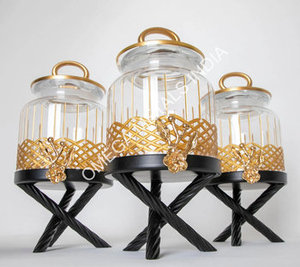 Exhibidor de Pasteles de Lujo para Mesa de Postres de Boda, Centro de Mesa para Pasteles, Dulces y Golosinas - Product Image 5