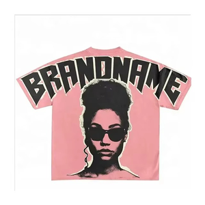 เสื้อยืดถักนิตติ้งตาข่ายโอเวอร์ไซส์วินเทจสำหรับทั้งชายและหญิงเสื้อยืดพิมพ์ลายที่กำหนดเองสำหรับ2025 - Product Image 3