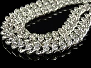 Luxury Jewlery Hip Hop Style Iced Out VVS Round Brilliant Cut Moissanite Diamond In S925 <b>Silver</b> Miami Cuban Link <b>Chain</b> for <b>Men</b> - Product Image 4