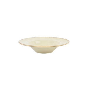 Plato Hondo de Porcelana Amarillo de Diseño Minimalista de 26 cm para Servir la Cena - Product Image 1