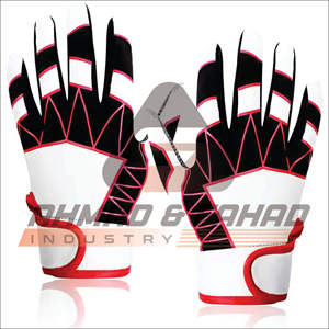 Gants de frappe de baseball multicolores de qualité supérieure pour adultes/personnalisés gants de frappe de balle molle en cuir antidérapants pour hommes et femmes - Product Image 2