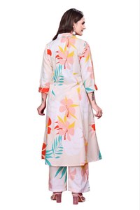 ชุดสัลวาร์กะมีซแบบคลาสสิกทรงเอไลน์ ผ้าฝ้ายใส่สบาย สไตล์ทันสมัย พร้อมสวมใส่สำหรับงานแต่งงานทุกฤดูกาล - Product Image 6