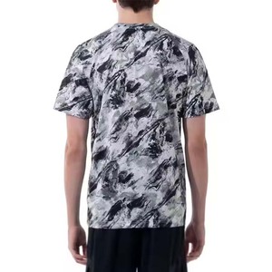 High Quality 95%Polyester <b>5</b>%Spandex Fitness Athletic <b>Men</b> Quick Dry Breathable Custom Fitness <b>Men</b> Sports Tshirts - Product Image 4