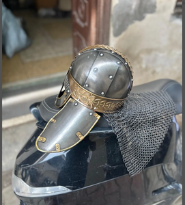 Cadeau d'halloween pour lui Bataille Costume médiéval Cosplay Grec Sparte Ancien Romain Corinthien Acier - Product Image 2