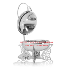 Réchaud en cuivre martelé or rose design de luxe pour buffet et événements de restauration service de buffet d'hôtel et de restaurant - Product Image 4