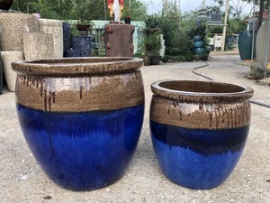 [Leo Nguyen Le] - Vente en gros de pots en céramique émaillée - Pots en céramique pour jardin extérieur - Fournisseur de poterie du Vietnam - Product Image 3