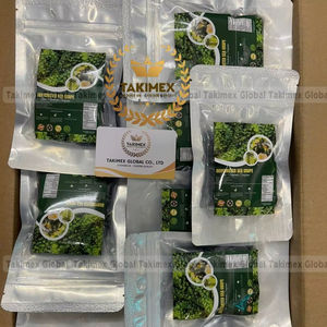 Caviar de varech vert frais biologique du Vietnam pour salade, emballage en sac refermable, origine de vente au détail - Product Image 1