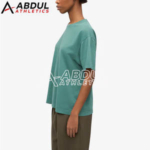 Camiseta Holgada de Algodón para Mujer, Tela Suave, Estilo Casual, Ajuste Holgado, Moda Veraniega, Camiseta Holgada para Mujer - Product Image 3