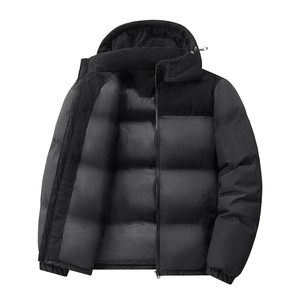 Custom OEM <b>Hooded</b> Winter <b>Jacket</b> Wholesale Casual Zipper Men <b>Jackets</b> Trending Breathable Puffer <b>Jacket</b> Manufacturer - Product Image 4