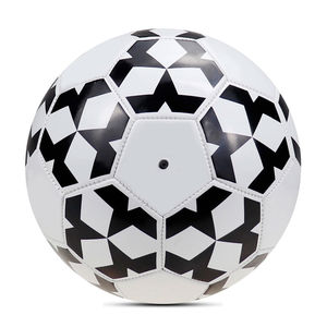 Ballon de football pakistanais en cuir PU cousu à la machine, taille 5, meilleure qualité, très exigeant, vente en gros - Product Image 2
