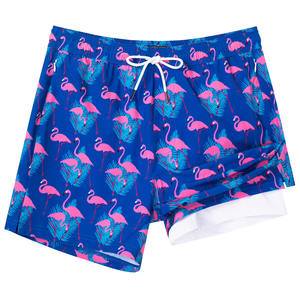 กางเกงขาสั้นชายหาดสำหรับเล่นเซิร์ฟ พิมพ์ลายร้อน แห้งเร็ว ระบายอากาศ กันน้ำ ป้องกันรังสียูวี ผลิตจากโพลีเอสเตอร์รีไซเคิล รับสกรีนโลโก้ - Product Image 6