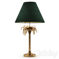 Lampe de table en laiton de luxe en forme de palmier, moderne, durable, idéale pour la décoration du salon dans une maison de luxe