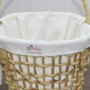 Artex Dong Thap Ensemble de paniers de pique-nique tissés à la main en jacinthe d'eau naturelle pour couples et sorties en famille - Product Image 5