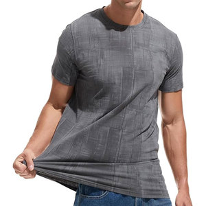 Sérigraphie personnalisée de haute qualité T-shirt à col rond court T-shirt vierge 100% coton T-shirt uni pour hommes - Product Image 2