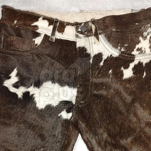 กางเกงขาสั้นหนังวัวแท้ ทำด้วยมือ ทนทาน แฟชั่น พรีเมียม เรียบง่าย สบาย ระบายอากาศได้ดี เป็นมิตรกับสิ่งแวดล้อม - Product Image 5