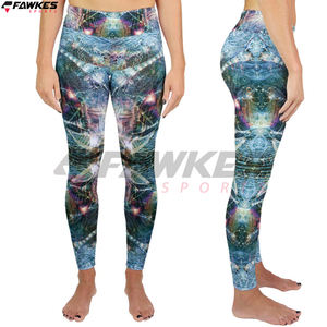 Leggings Deportivos para Mujer, Coloridos, de Secado Rápido, Transpirables, con Estampado por Sublimación - Product Image 3
