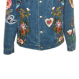 Venta al por mayor chaquetas de mezclilla de las mujeres en diferentes tamaños y colores Casual y uso al aire libre de los hombres bordados chaqueta de mezclilla - Product Image 5