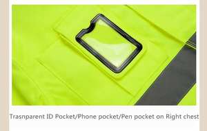 2024 nouvelle conception personnalisée vestes de sécurité de haute qualité prix de gros hommes vestes de sécurité tendance (PayPal vérifié) - Product Image 4