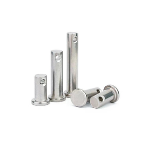 Goupille à fourche cylindrique à tête plate en acier inoxydable 304 sur mesure, diamètres 3, 4, 5, 6, 8, 10, 12, 14, 16, 18, 20 mm - Product Image 1
