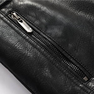 Vestes en cuir pour hommes sur mesure, veste en cuir pour hommes de haute qualité, veste en cuir d'hiver, prix supérieur - Product Image 4