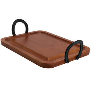 บอร์ดชีสไม้มะม่วงที่ดีที่สุดสำหรับตกแต่งบ้านอุปกรณ์ครัวสแตนเลสทนทานและเป็นมิตรกับสิ่งแวดล้อม - Product Image 1