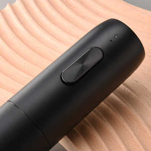 Juego de abridor de botellas eléctrico recargable, cortador de papel de aluminio de plástico, vertedor de vino extraíble con base incluida - Product Image 5