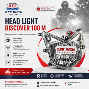 Ensemble de phares de moto pour Bajaj Discover 100M, unité de phare, pièces de rechange d'éclairage OEM - Product Image 2