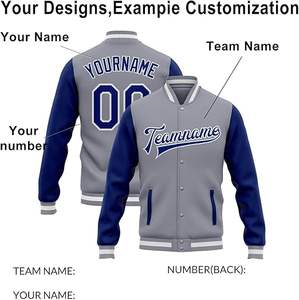 Chaqueta universitaria personalizada OEM chaqueta universitaria de cuero larga para hombres con logotipo bordado material de plumón de diseño libre para invierno - Product Image 6