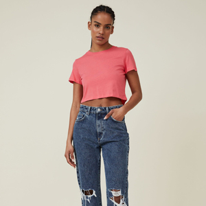 Top corto personalizado, camisetas transpirables a la venta, gran oferta, Top corto para mujer, camisetas lisas para gimnasio y ropa informal, Top de manga corta - Product Image 4