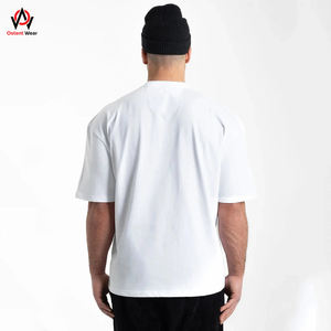 เสื้อยืดผ้าฝ้าย100% คุณภาพระดับพรีเมียมสำหรับผู้ชายเสื้อยืดสีพื้นสวมใส่ธรรมดาออกแบบลายดิจิทัลได้ตามต้องการ - Product Image 4