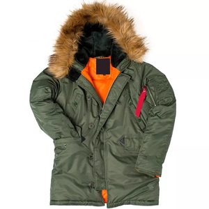 Chaqueta Parka Clásica Cómoda para Hombre con Cuello Alto, Personalizable, Nueva Chaqueta de Invierno Premium - Product Image 5