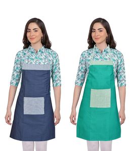 Custom Logo Cotton <b>Apron</b> for Women Breathable Eco-Friendly Classic Style Export Quality for Cooking/Baking/<b>Gardening</b> Waist Type - Product Image 1