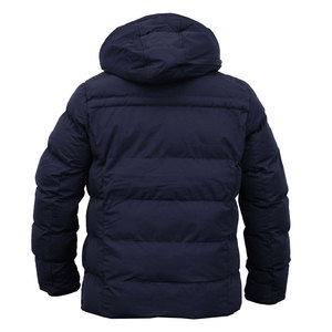 Veste matelassée en coton et polyester unisexe à col montant avec logo sur le devant, taille et design personnalisés pour la saison hivernale - Product Image 5