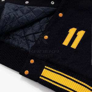 Lettermen <b>Jacket</b> Winter <b>Men's</b> High Quality Warm Casual Outdoor Sports <b>Jacket</b> Stand Collar Front Logo Breathable Eco-Friendly - Product Image 6
