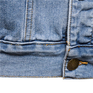 Veste en jean authentique vintage 100 % coton pour homme, écologique, respirante, chauffante, design personnalisé, saison hiver, vente en gros OEM - Product Image 4