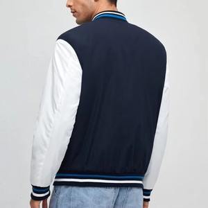 Veste universitaire coupe-vent 100% laine de haute qualité pour hommes toile saison d'hiver grande taille veste tricotée avec Logo avant - Product Image 3