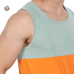 บริการ OEM เสื้อกล้ามโอเวอร์ไซส์ดีไซน์ล่าสุดสำหรับผู้ชาย คุณภาพสูง ระบายอากาศได้ดี ราคาประหยัด ผ้าฝ้ายถัก 100% - Product Image 5