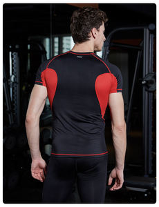 Top activo para hombre de buena venta Top activo cómodo de manga corta para exteriores atlético más vendido con alta calidad - Product Image 4