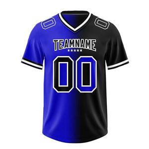 Maillot de football américain pour hommes à la mode à séchage rapide haut à manches courtes uniforme d'équipe pour adultes - Product Image 4