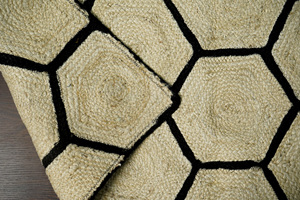 Customized SHEELTEX Modern Rectangle Jute <b>Runner</b> Rug High Quality Braided Home Decor Bedroom Area <b>Washable</b> Geometric Style - Product Image 2
