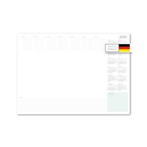 Hoja de Planificador Semanal Desprendible 2025, Impresión de Calendario en Papel - Product Image 6