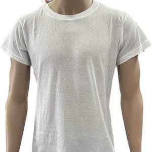 เสื้อยืดผู้ชายทำจากผ้าฝ้าย100% สีขาวสามารถเลือกเองได้เสื้อยืดผลิตในอินเดีย - Product Image 1