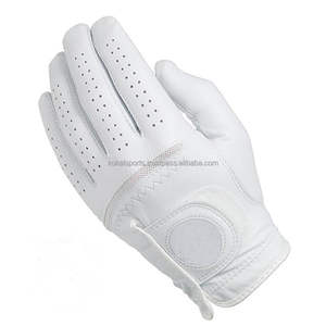 Logo personnalisé Gants de golf gaucher en cuir synthétique de qualité supérieure en PU pour usage sportif - Product Image 1